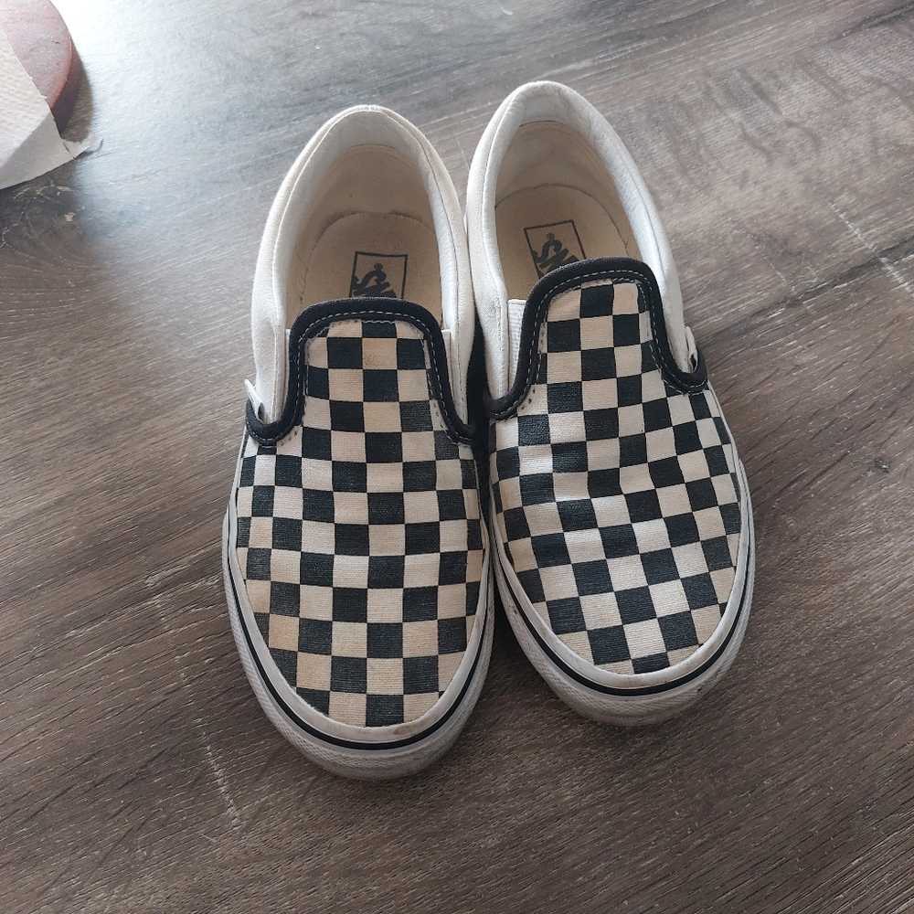 Checkered Vans kids